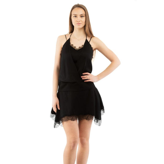 Moschino Black Marabou Casual Dress