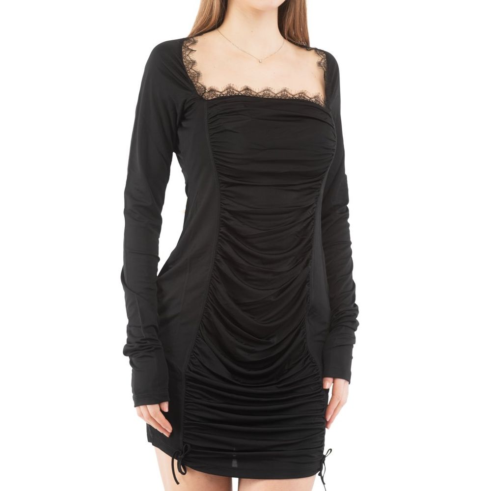 Moschino Black Viscose Cocktail Dress