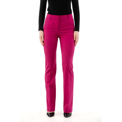 Moschino Pink Polyester Dress Pants