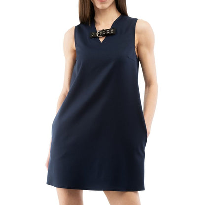 Moschino Blue Polyester Casual Dress