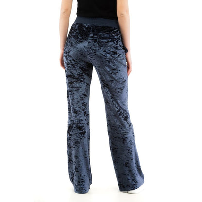 Moschino Blue Polyester Casual Pants