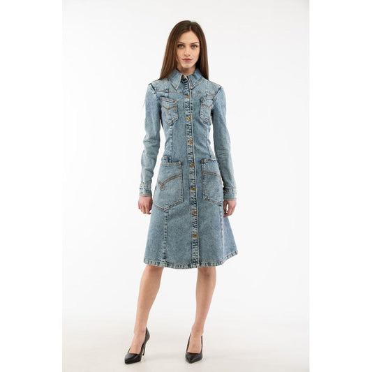 Moschino Multicolor Cotton Casual Dress