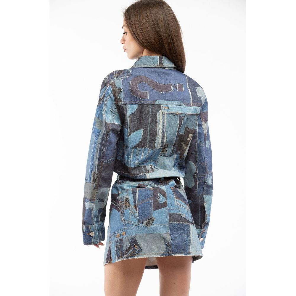 Moschino Multicolor Cotton Casual Dress