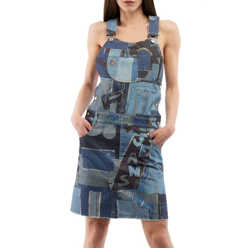 Moschino Multicolor Cotton Casual Dress