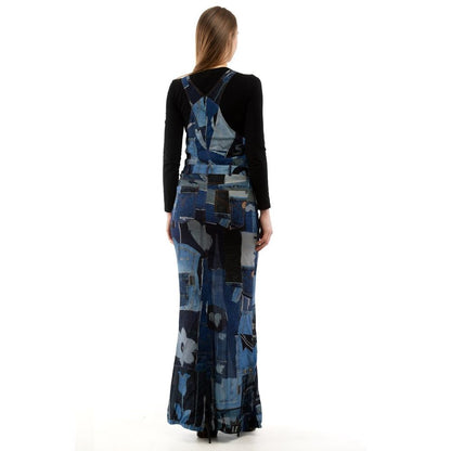 Moschino Multicolor Viscose Cropped Jeans