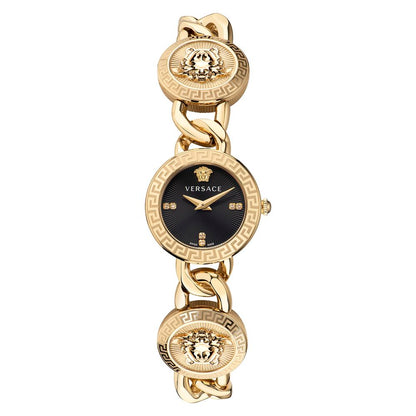 Versace Gold Stainless Steel Dress Watch