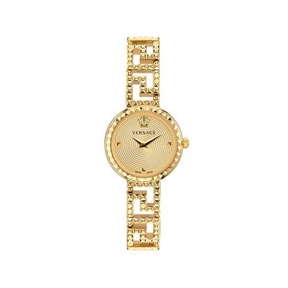 Versace Gold Stainless Steel Dress Watch