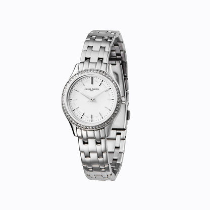 Pierre Cardin Gray Stainless Steel Dress Watch