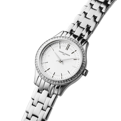 Pierre Cardin Gray Stainless Steel Dress Watch