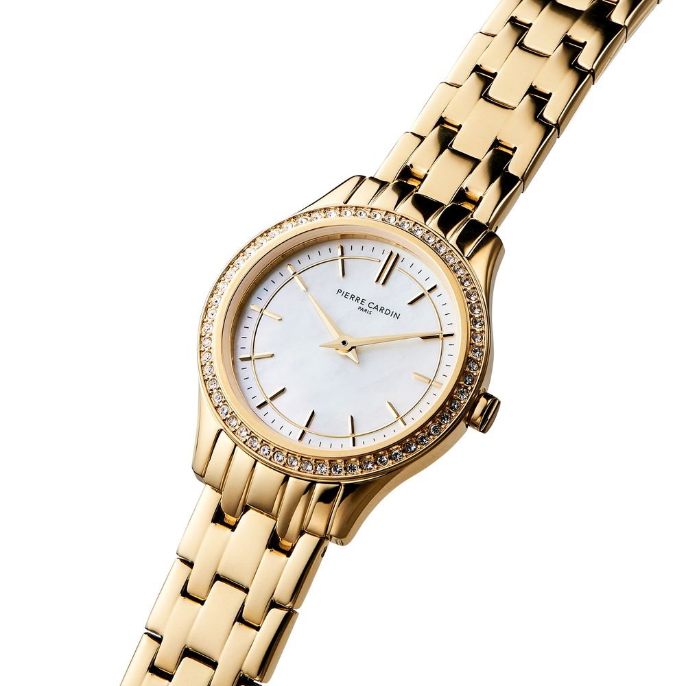 Pierre Cardin Gold Stainless Steel Dress Watch
