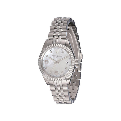 Pierre Cardin Gray Stainless Steel Dress Watch