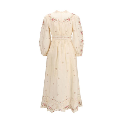 Zimmermann Beige Linen Casual Dress