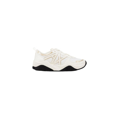 Armani Exchange White Polyester Athletic Sneakers