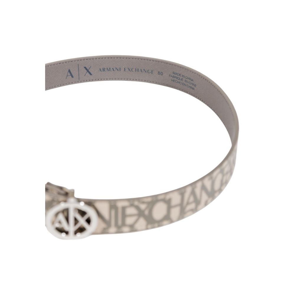 Armani Exchange Beige Polyester Regular Belt