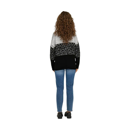 Only Gray Marabou Sweatshirt
