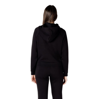 Armani Exchange Black Viscose Hoodie