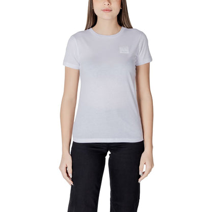 Armani Exchange White Cotton T-Shirt