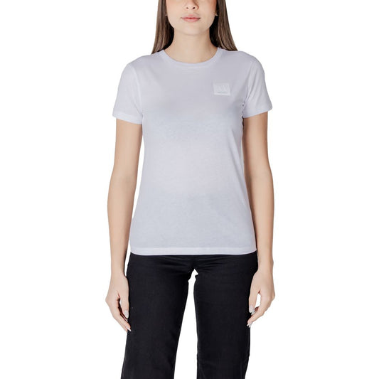 Armani Exchange White Cotton T-Shirt