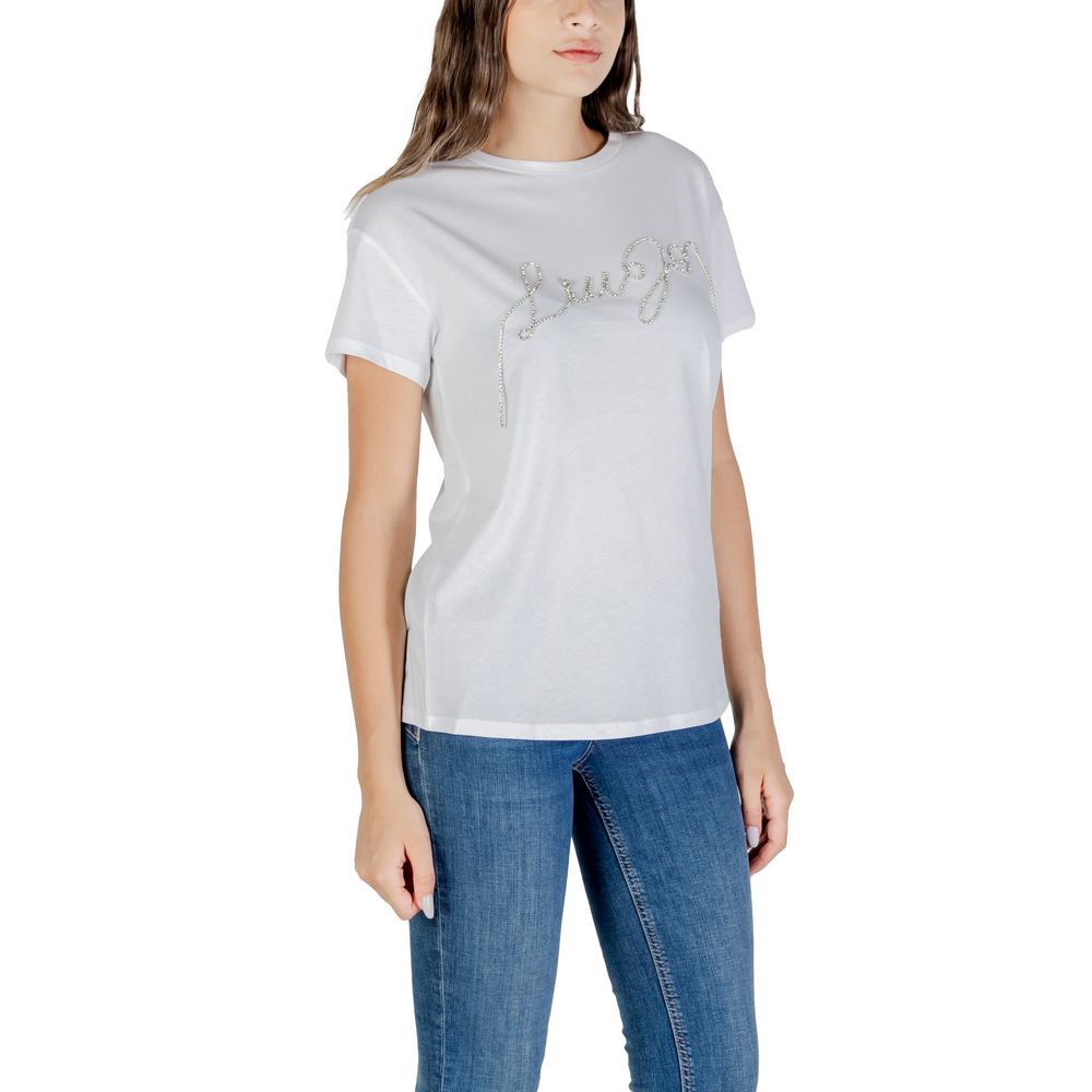 Liu Jo White Cotton T-Shirt