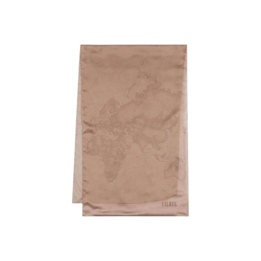 Alviero Martini Prima Classe Pink Polyester Scarf