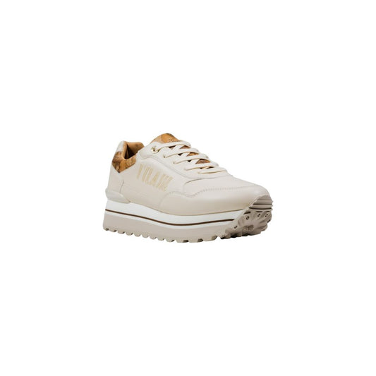 Alviero Martini Prima Classe White Polyethylene Platform Sneakers