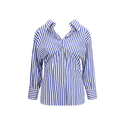 Givenchy Blue Cotton Pattern Shirt