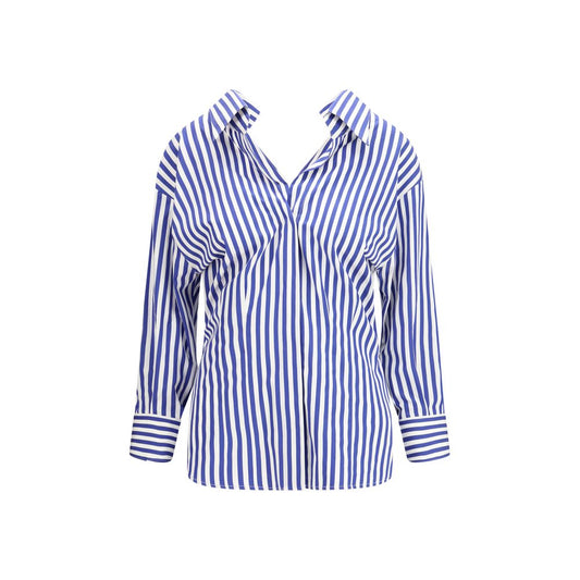 Givenchy Blue Cotton Pattern Shirt