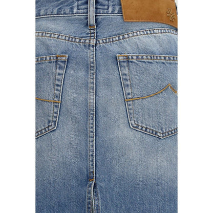 Jacob Cohen Blue Denim Skirt