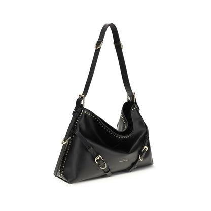 Givenchy Black Calf Leather Bos Taurus Shoulder Bag