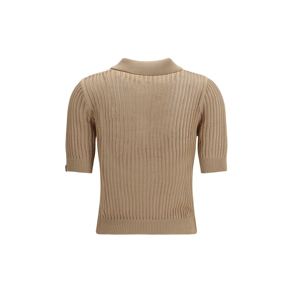 Jacob Cohen Beige Cotton Polo Shirt