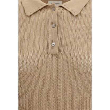 Jacob Cohen Beige Cotton Polo Shirt