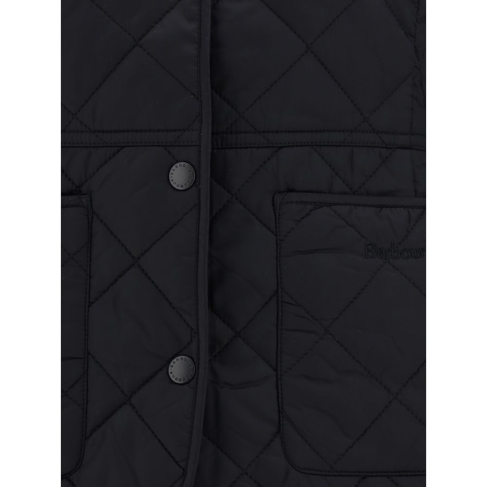 Barbour Black Polyamide Coat