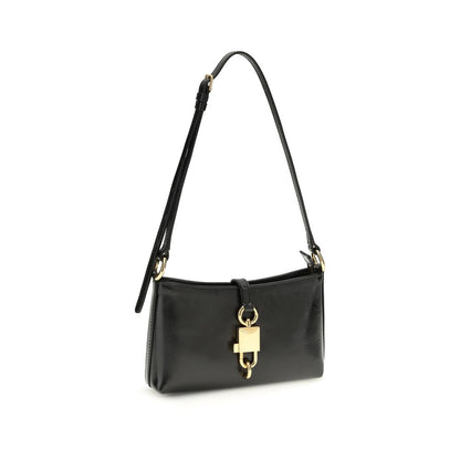 Dolce & Gabbana Black Calf Leather Bos Taurus Shoulder Bag