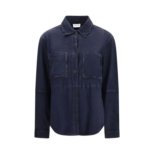 P.A.R.O.S.H. Blue Goatskin Dress Shirt