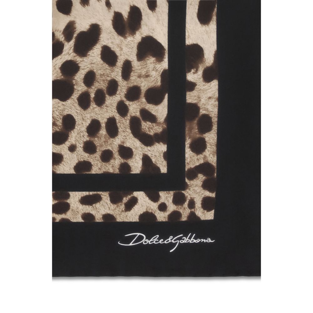 Dolce & Gabbana Multicolor Silk Scarf