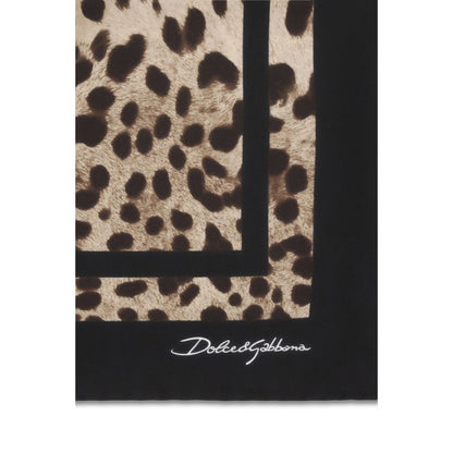 Dolce & Gabbana Multicolor Silk Scarf