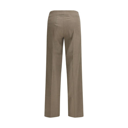 Avenue Montaigne Beige Linen Casual Pants