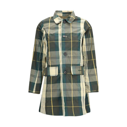 Barbour Bicolor Polyester Trench Coat
