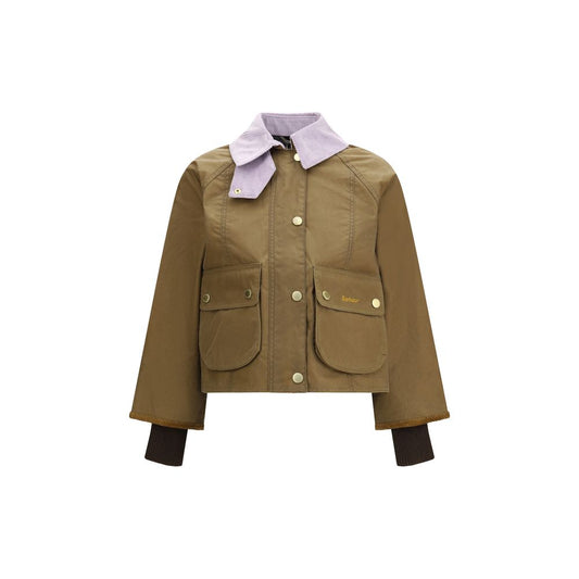 Barbour Beige Cotton Shell Jacket