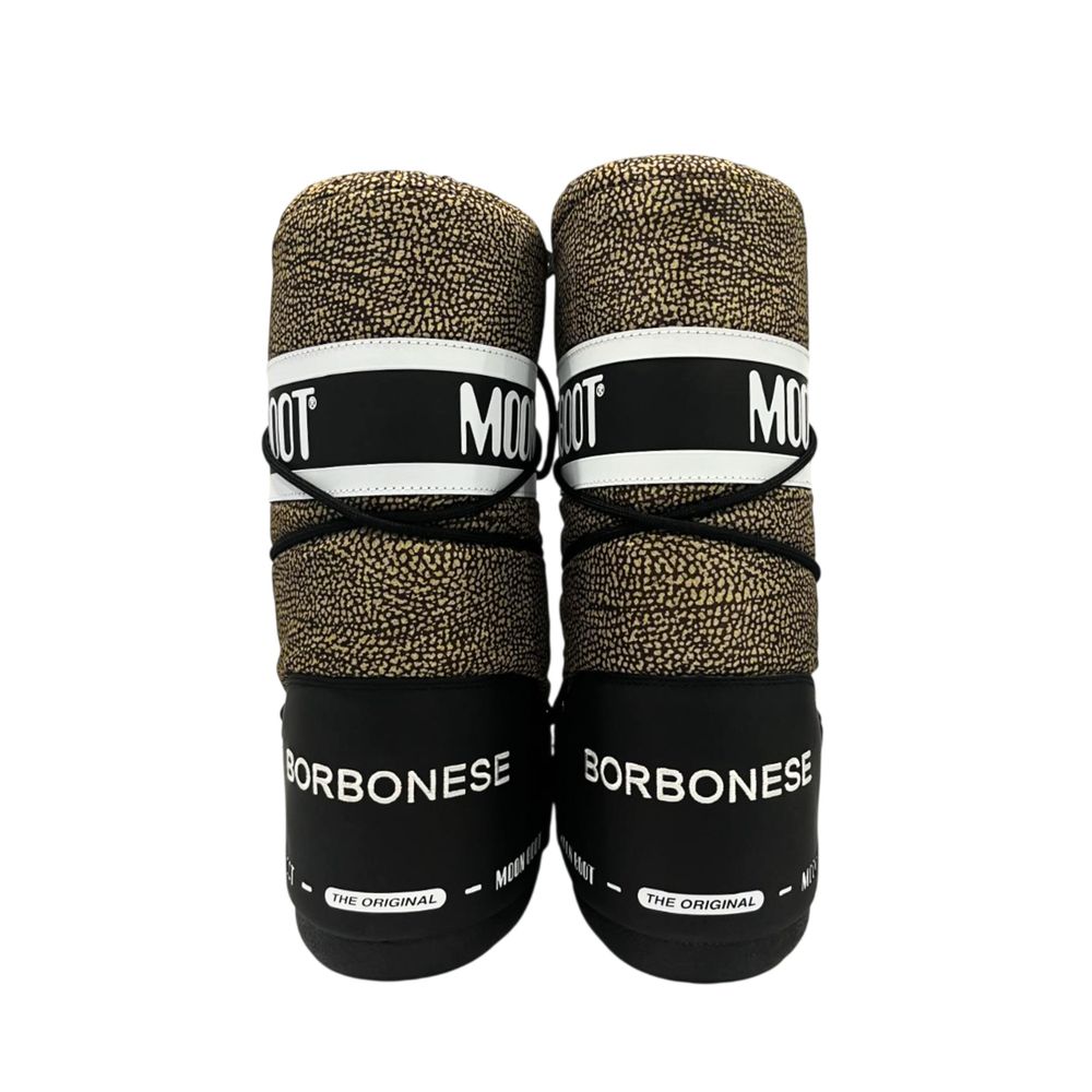 Borbonese Beige Textile Women Boot