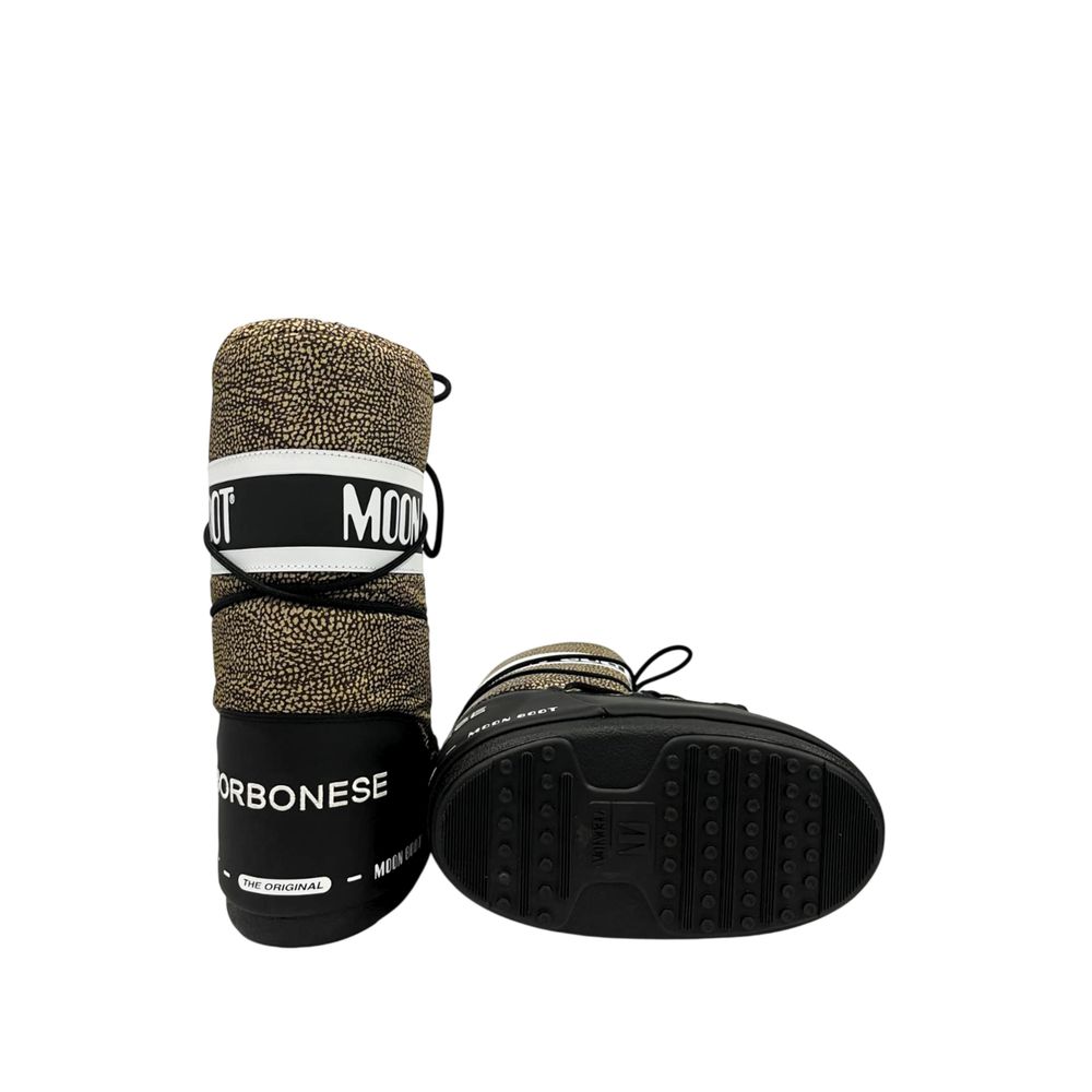 Borbonese Beige Textile Women Boot