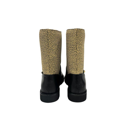 Borbonese Beige Leather Women Boot