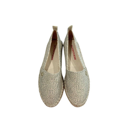 Borbonese Bicolor Fabric Sandal