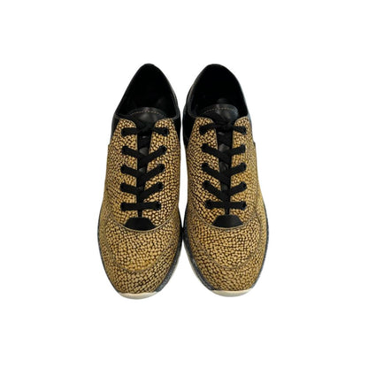 Borbonese Beige Genuine Leather Sneaker