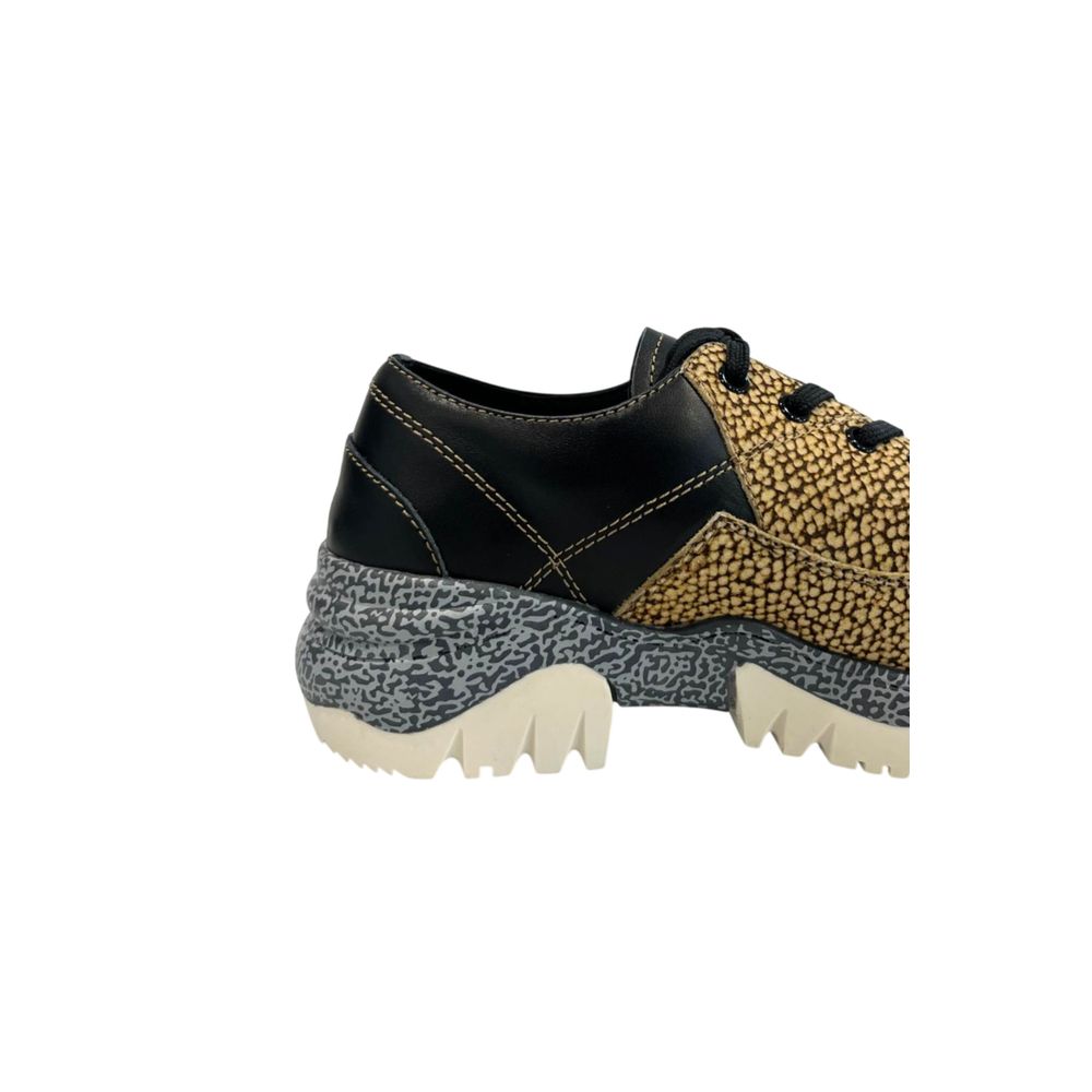 Borbonese Beige Genuine Leather Sneaker