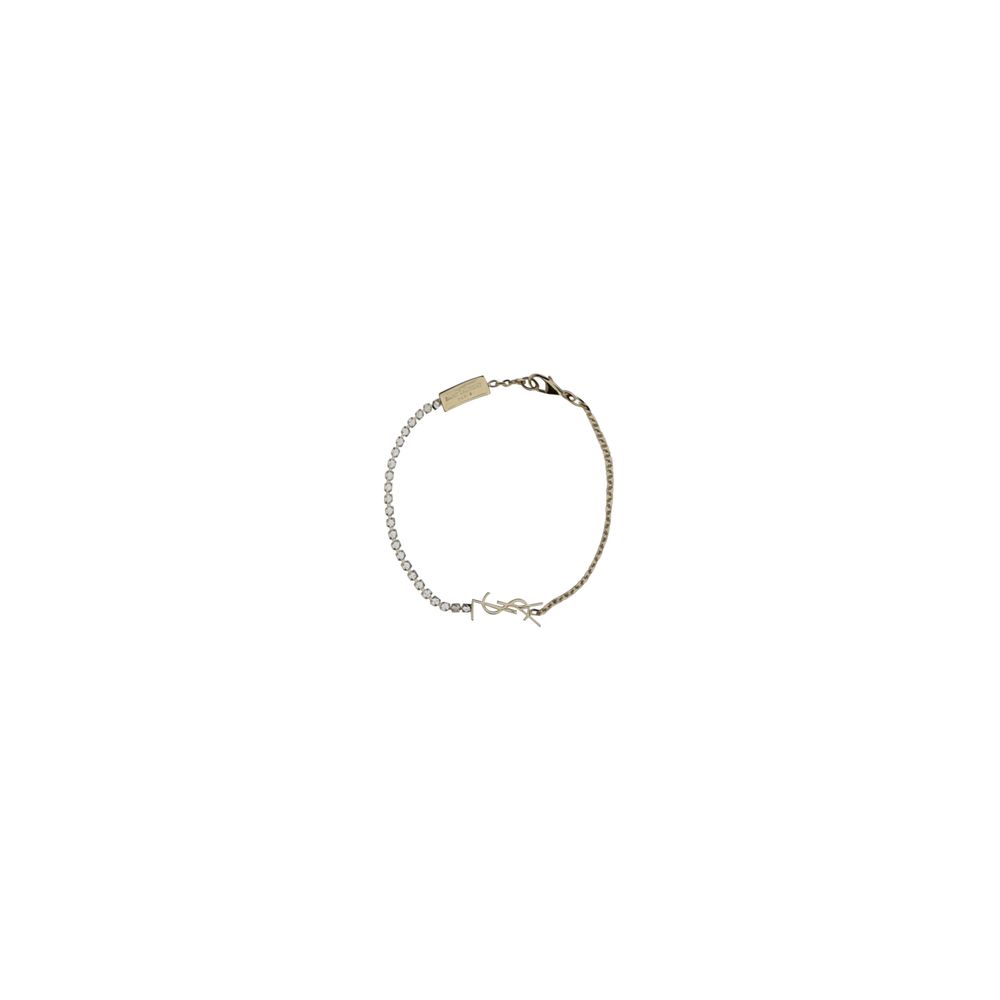 Saint Laurent Gold Brass Bracelet