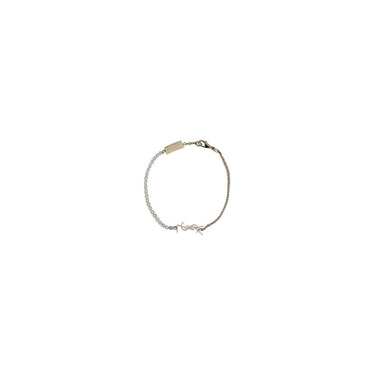 Saint Laurent Gold Brass Bracelet