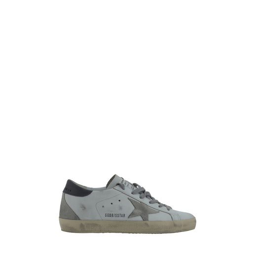 Golden Goose White Goatskin Low Top Sneakers