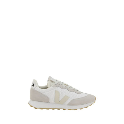 Veja White Rubber Athletic Sneakers