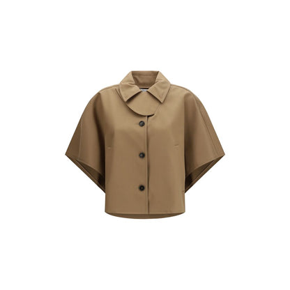 Max Mara Brown Cotton Coat